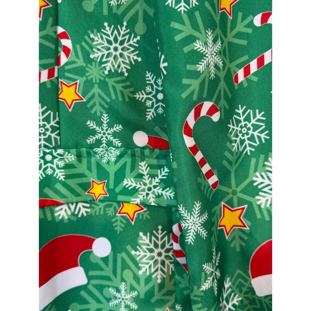 OffStream‎ Mens Green Christmas Blazer Suit Jacket 2XL Holiday Ugly Xmas Sweater